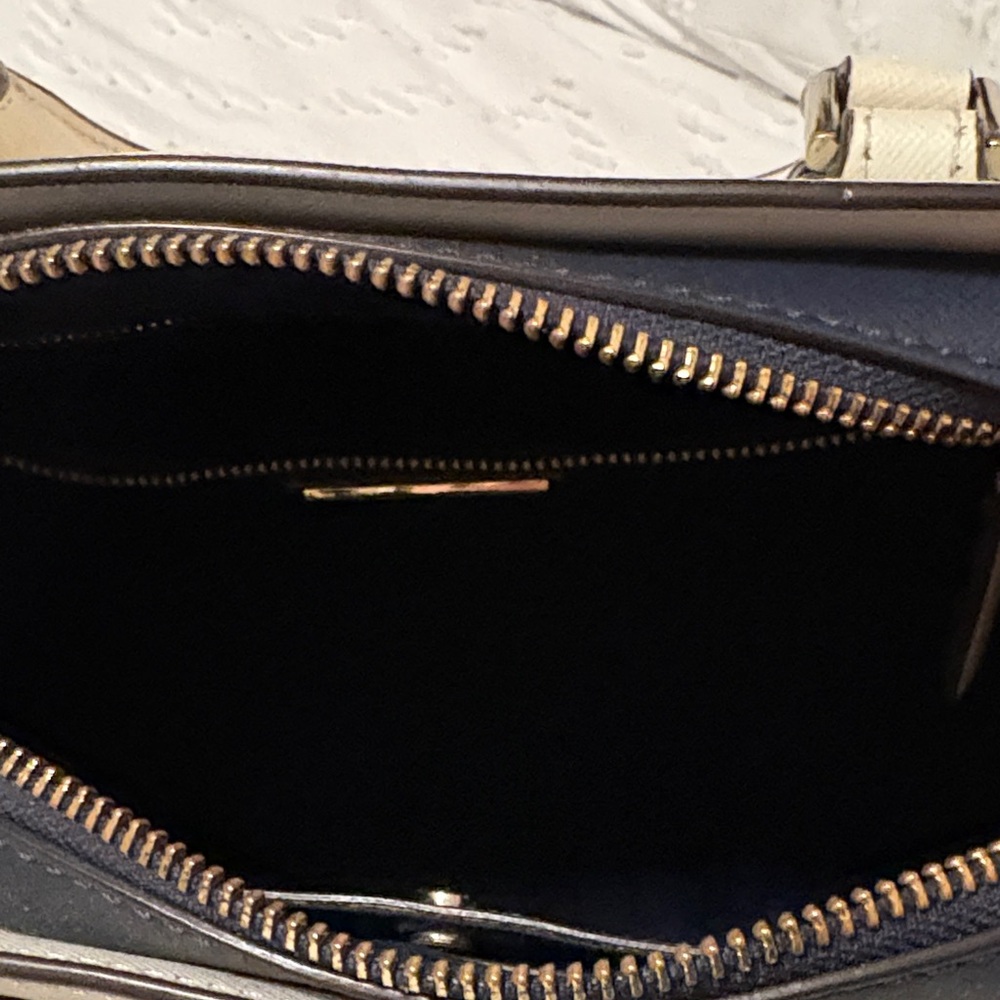 Tory Burch Ivory Saffiano Leather Satchel - Picture 6 of 6